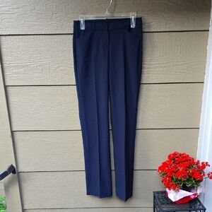 Theory navy Blue Low-rise Bootcut Pants 0